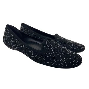 Vaneli Black Flats Size 10